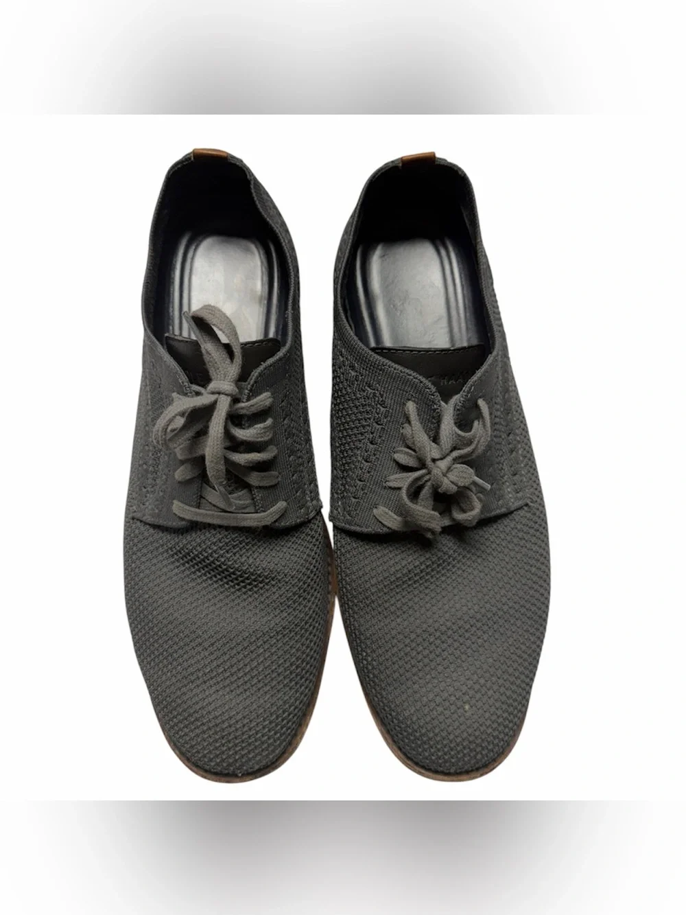 Cole Haan Feathercraft Grand Stitchlite Mens Oxford Shoes Size 9.5 Mens Gray